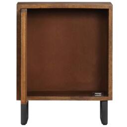 Berkfield Home Dense Bedside Cabinet 40x30x50 cm Solid Mango Wood in Brown - Size: 40 x 30 x 50 cm - thumbnail 4