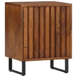 Berkfield Home Dense Bedside Cabinet 40x30x50 cm Solid Mango Wood in Brown - Size: 40 x 30 x 50 cm - thumbnail 9