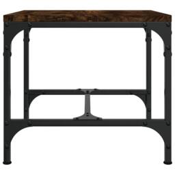Berkfield Home Side Tables 2 pcs Smoked Oak 40x40x35 cm Engineered Wood in Brown - Size: 40 x 40 x 35 cm - thumbnail 7