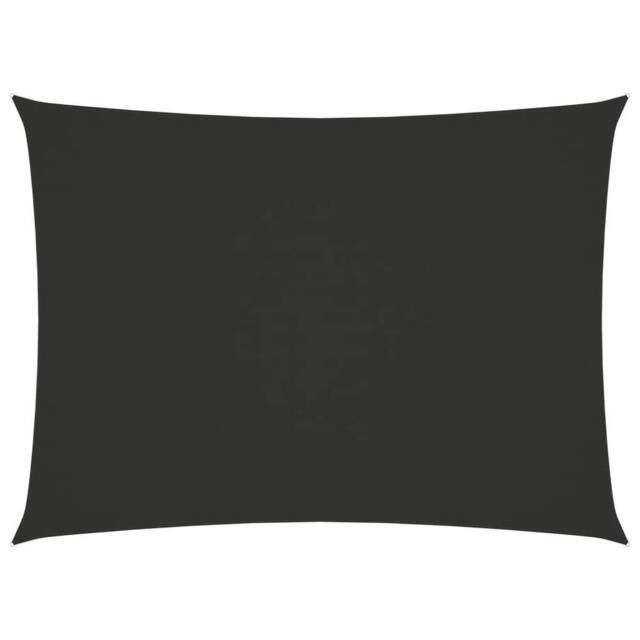 Berkfield Home Sunshade Sail Oxford Fabric Rectangular 2.5x4.5 m Anthracite in Black - image 1