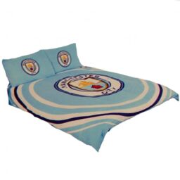 Manchester City FC Pulse Double Duvet Set in Blue