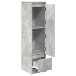Berkfield Home Highboard Concrete Grey 29.5x34x119.5 cm Engineered Wood - thumbnail 5