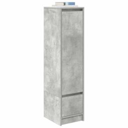Berkfield Home Highboard Concrete Grey 29.5x34x119.5 cm Engineered Wood - thumbnail 4