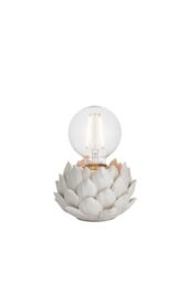 Netlighting Artichoke Complete Table Lamp Oatmeal Crackle Glaze Antique Brass Plate in Gold - thumbnail 1