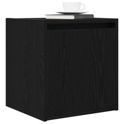 Berkfield Home Wall-Mounted Bedside Cabinets 2 pcs Black 38x34x40 cm - Size: 38 x 34 x 40 cm - thumbnail 4