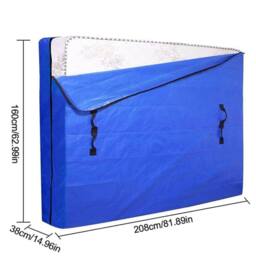 Kelvenix Single Full King Super Bed Mattress Bag Dust Protector in Blue - thumbnail 2