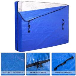 Kelvenix Single Full King Super Bed Mattress Bag Dust Protector in Blue - thumbnail 4