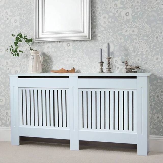 Furniture Maxi White Modern Wooden Radiator Grill Cover
