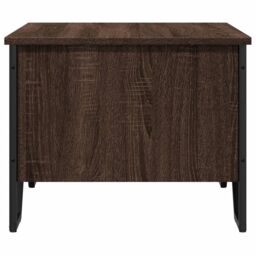 Berkfield Home Coffee Table Brown Oak 75x51x40 cm Engineered Wood - Size: 75 x 51 x 40 cm - thumbnail 6