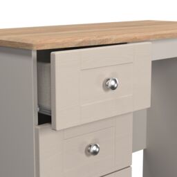 Ready Assembled 2 U Cumbria 3 Drawer Vanity (Ready Assembled) in Taupe - Size: Medium - thumbnail 5