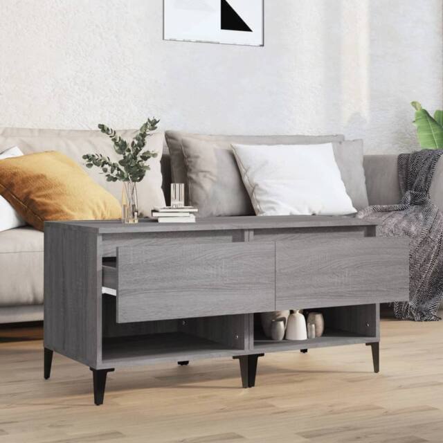 Berkfield Home Side Tables 2 pcs Grey Sonoma 50x46x50 cm Engineered Wood - Size: 50 x 46 x 50 cm - image 1