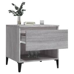 Berkfield Home Side Tables 2 pcs Grey Sonoma 50x46x50 cm Engineered Wood - Size: 50 x 46 x 50 cm - thumbnail 5