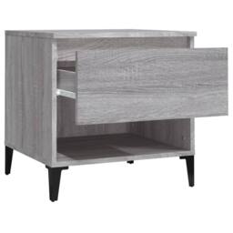 Berkfield Home Side Tables 2 pcs Grey Sonoma 50x46x50 cm Engineered Wood - Size: 50 x 46 x 50 cm - thumbnail 8