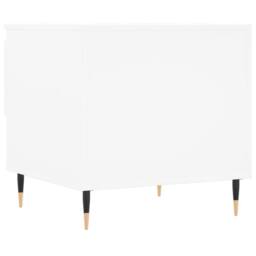 Berkfield Home Coffee Table White 50x46x50 cm Engineered Wood - Size: 50 x 46 x 50 cm - thumbnail 8