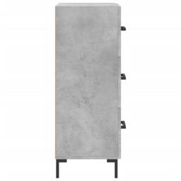 Berkfield Home Sideboard Concrete Grey 34.5x34x90 cm Engineered Wood - thumbnail 7