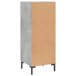 Berkfield Home Sideboard Concrete Grey 34.5x34x90 cm Engineered Wood - thumbnail 8