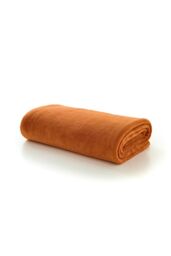 Deyongs Snuggle Touch Super Soft Solid Colour Fleece Throw - 1846 in Orange - Size: 140 cm x 180 cm - thumbnail 2