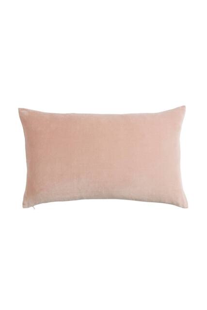 CHRISTY Luxury Filled Velvet 'Jaipur' Rectangle Cushions in Dusty Pink - Size: 30 cm x 50 cm - image 1