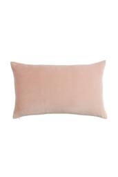 CHRISTY Luxury Filled Velvet 'Jaipur' Rectangle Cushions in Dusty Pink - Size: 30 cm x 50 cm