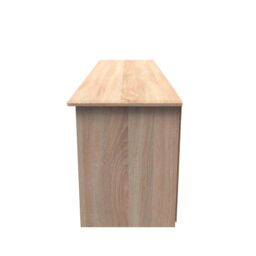 Ready Assembled 2 U Holborn Wide 1 Drawer TV & Media Unit (Ready Assembled) in Light Oak - thumbnail 2