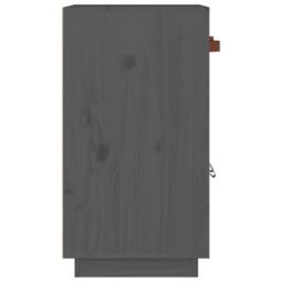 Berkfield Home Sideboard Grey 65.5x40x75 cm Solid Wood Pine - thumbnail 5