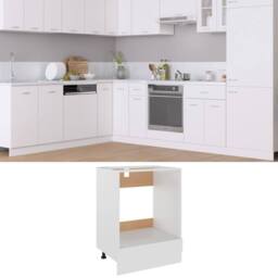 Berkfield Home Oven Cabinet White 60x46x81.5 cm Engineered Wood - thumbnail 2