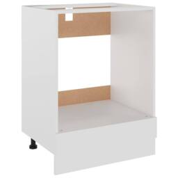 Berkfield Home Oven Cabinet White 60x46x81.5 cm Engineered Wood - thumbnail 1