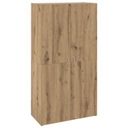 Berkfield Home Office Cabinet Artisan oak 60 x 32 x 115 cm Engineered wood - thumbnail 2