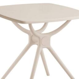 Lemon Pavilion Furniture and Decor Alto Putty Table - Plastic - L80 x W80 x H73 cm - Beige - thumbnail 2