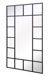 "MirrorOutlet Black Modern Wall & Leaner Mirror 79"" X 47"" (200 x 120CM) - Size: 1 Pack" - thumbnail 4