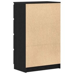 Berkfield Home Sideboard Black Oak 60x35x98.5 cm Engineered Wood - thumbnail 7