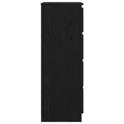 Berkfield Home Sideboard Black Oak 60x35x98.5 cm Engineered Wood - thumbnail 5