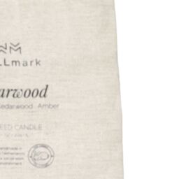 Wellmark Cedarwood Scented Candle in Light Grey - Size: Medium - thumbnail 2