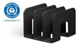 ECO Recycled Plastic Magazine Stand Desk File Holder Organiser - Black