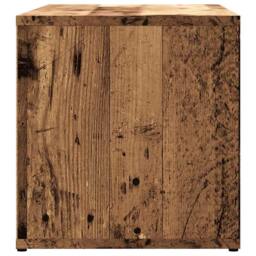Berkfield Home TV Cabinet Old Wood 80x34x35.5 cm Engineered Wood in Brown - thumbnail 5