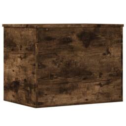 Berkfield Home Storage Box Smoked Oak 60x42x46 cm Engineered Wood in Brown - Size: 60 x 42 x 46 cm - thumbnail 6