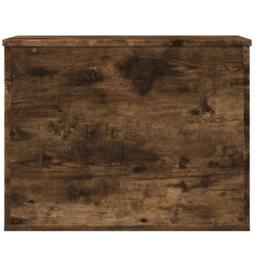 Berkfield Home Storage Box Smoked Oak 60x42x46 cm Engineered Wood in Brown - Size: 60 x 42 x 46 cm - thumbnail 4