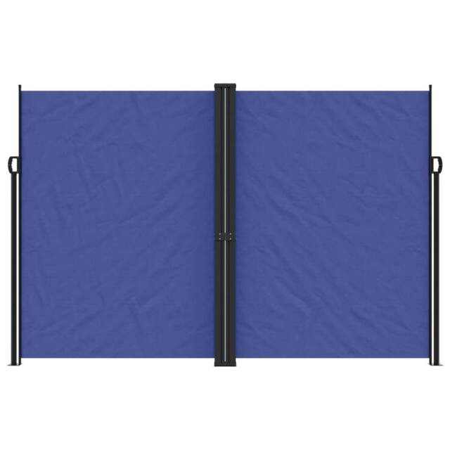 Berkfield Home Retractable Side Awning Blue 220x1000 cm - image 1