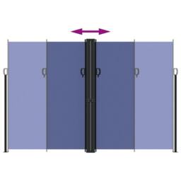 Berkfield Home Retractable Side Awning Blue 220x1000 cm - thumbnail 5