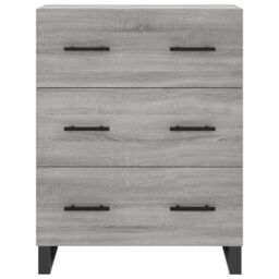 Berkfield Home Sideboard Grey Sonoma 69.5x34x90 cm Engineered Wood - thumbnail 5