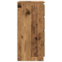 Berkfield Home Sideboard Old Wood 37.5x35x76 cm Engineered Wood in Brown - thumbnail 7
