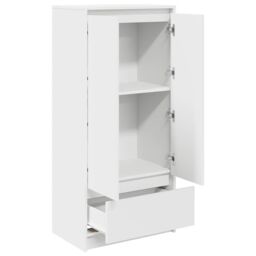 Berkfield Home Cabinet with Drawer White 55.5x34x119.5 cm Engineered Wood - thumbnail 5