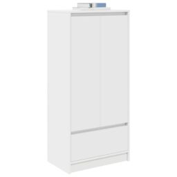 Berkfield Home Cabinet with Drawer White 55.5x34x119.5 cm Engineered Wood - thumbnail 4