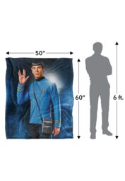 Star Trek Spock Silky Touch Super Soft Throw Blanket 152 X 127 cm in White - thumbnail 5