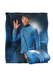 Star Trek Spock Silky Touch Super Soft Throw Blanket 152 X 127 cm in White - thumbnail 2