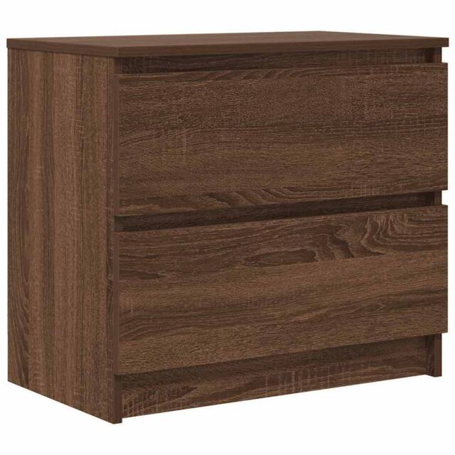 Berkfield Home TV Cabinet Brown Oak 60x35x54 cm Engineered Wood - Size: 60 x 35 x 54 cm - image 1