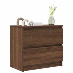 Berkfield Home TV Cabinet Brown Oak 60x35x54 cm Engineered Wood - Size: 60 x 35 x 54 cm - thumbnail 4