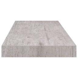 Berkfield Home Floating Wall Shelves 4 pcs Concrete Grey 60x23.5x3.8 cm MDF - thumbnail 6