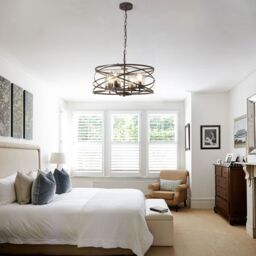 Garwarm 4 - Light Dimmable Farmhouse Unique Design Adjustable Chandelier in Bronze - thumbnail 3
