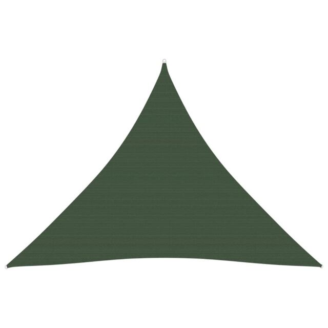Berkfield Home Sunshade Sail 160 g/m ² Dark Green 4.5x4.5x4.5 m HDPE - image 1